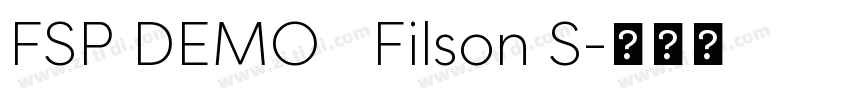 FSP DEMO   Filson S字体转换